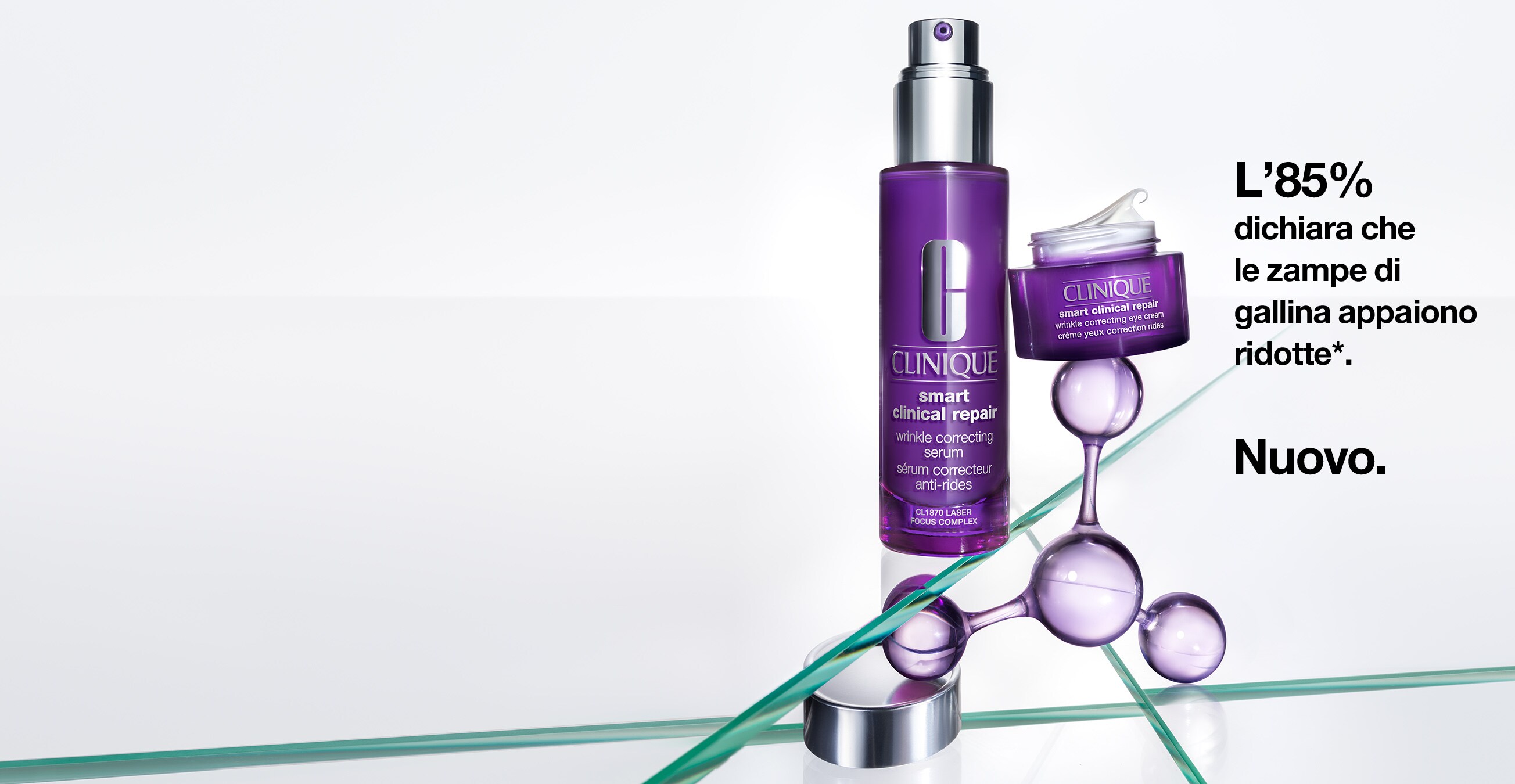 85% say crow’s feet look reduced.* NEW!
