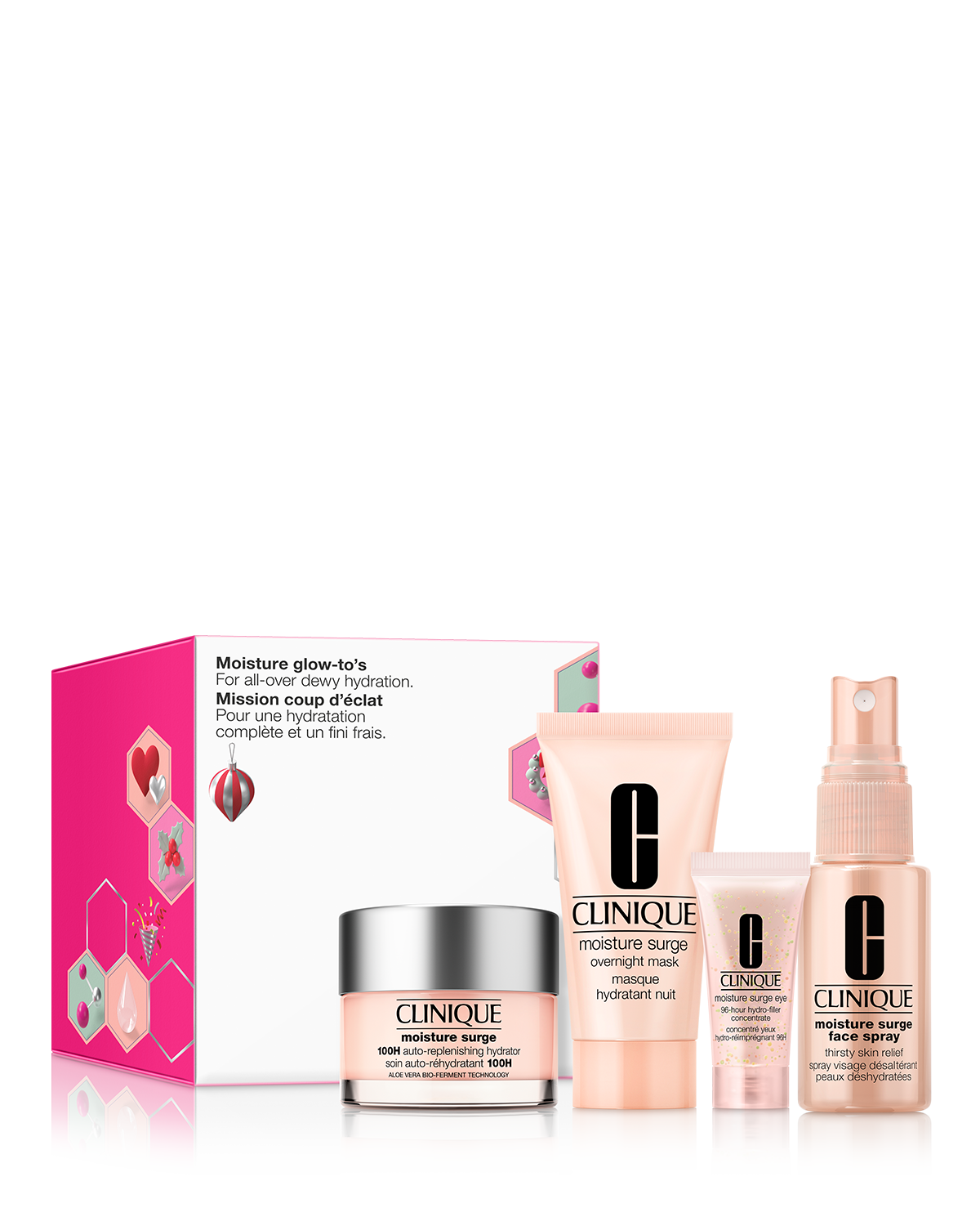 Set Moisture Surge per una pelle Luminosa