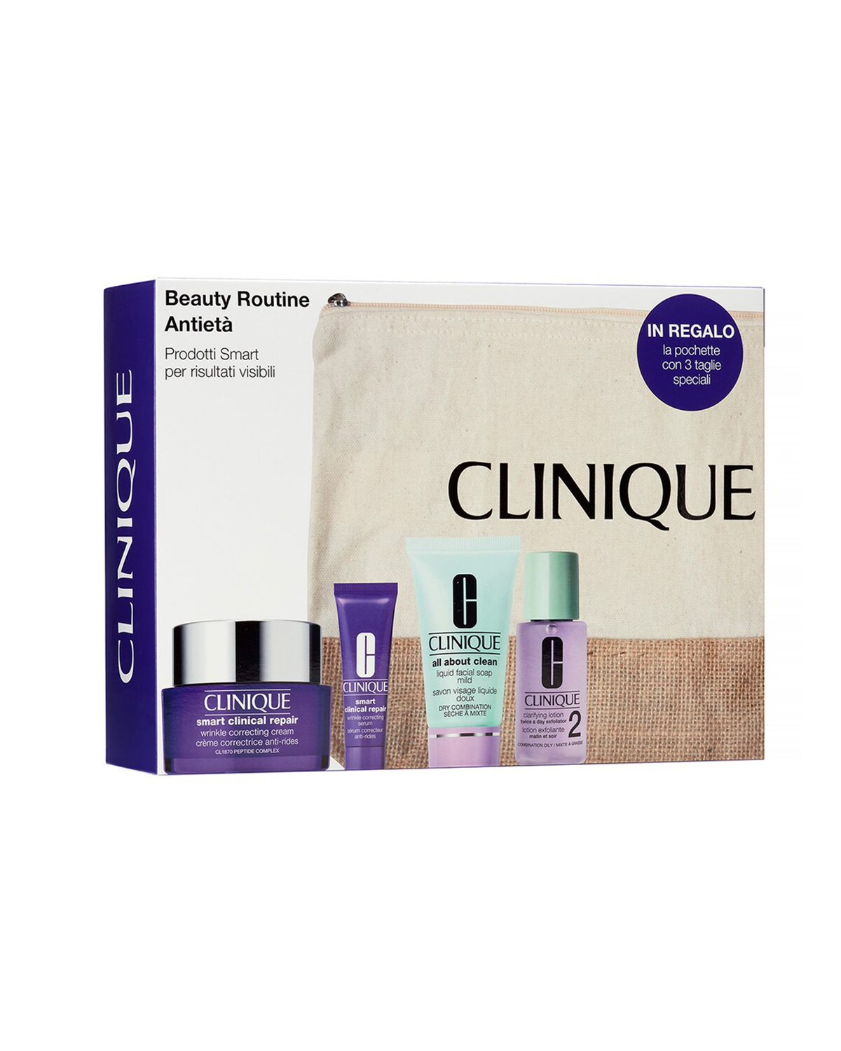Cofanetto beauty routine antietà