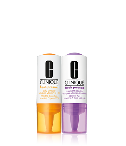 Clinique Fresh Pressed Clinical™ Daily and Overnight Boosters With Pure Vitamins C 10% + A (Retinol)