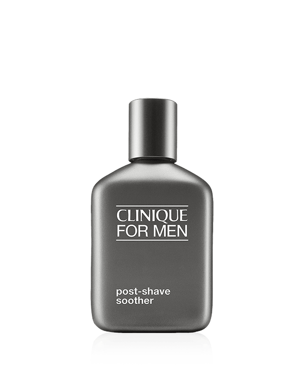 Clinique For Men™ Post-Shave Soother, Trattamento lenitivo dopo barba allevia le bruciature da rasoio e favorisce la guarigione dei taglietti da rasatura.