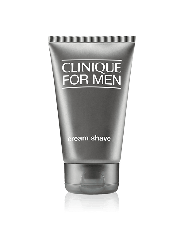Clinique for Men™ Cream Shave, Crema da barba ricca e avvolgente, lascia la pelle liscia e confortevole.