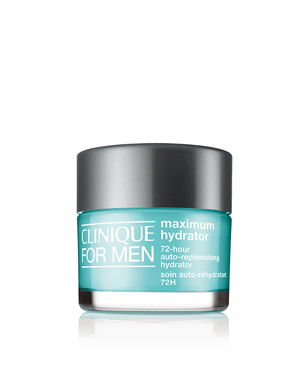 Clinique For Men Maximum Hydrator 72-Hour Auto-Replenishing Hydrator, Gel-crema, arricchito da aloe vera, stimola la naturale riserva di idratazione della pelle e la lascia fino a 2 volte più idrata anche dopo aver lavato il viso.Idrata all’istante e in profondità fino a 72 ore, grazie alla Auto Replenishing Technology con aloe vera.