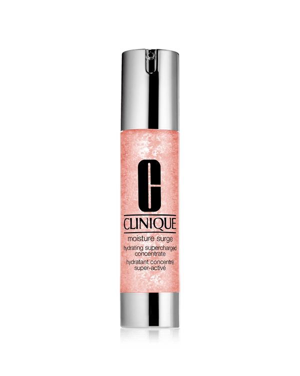 Moisture Surge™ Hydrating Supercharged Concentrate, Formula acqua-gel arricchita con anti-ossidanti che dona una carica intensa di idratazione alla pelle.